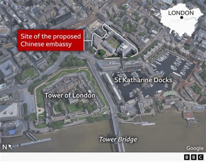 Are all embassies in London?