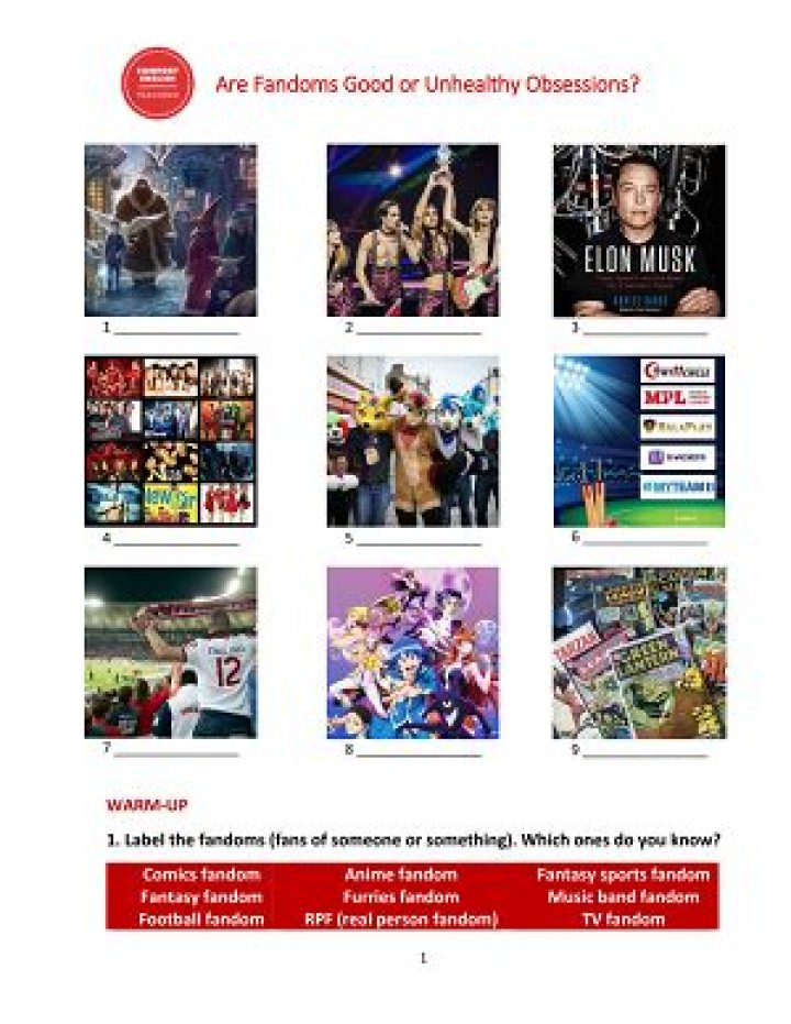 Are fandoms good or unhealthy obsession?