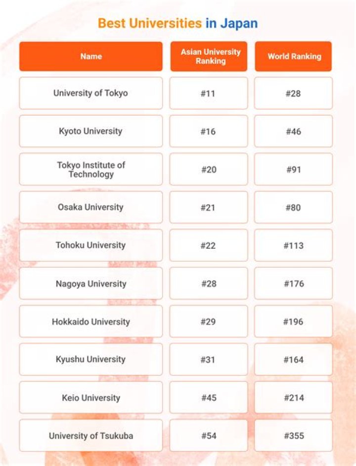 Are Japanese universities in English?