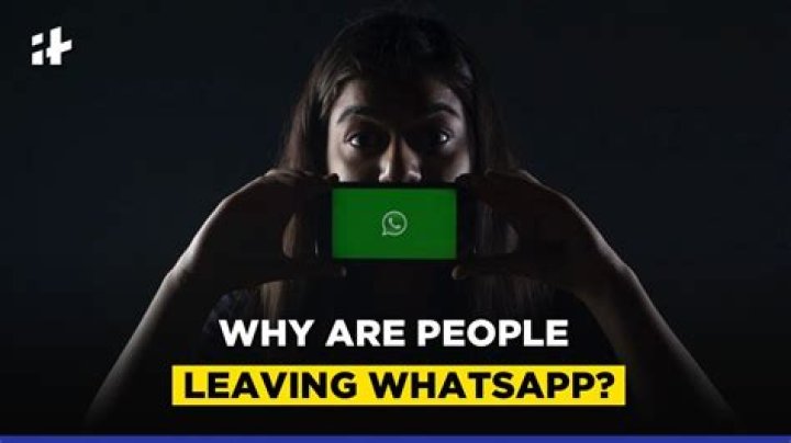 Are people leaving WhatsApp?