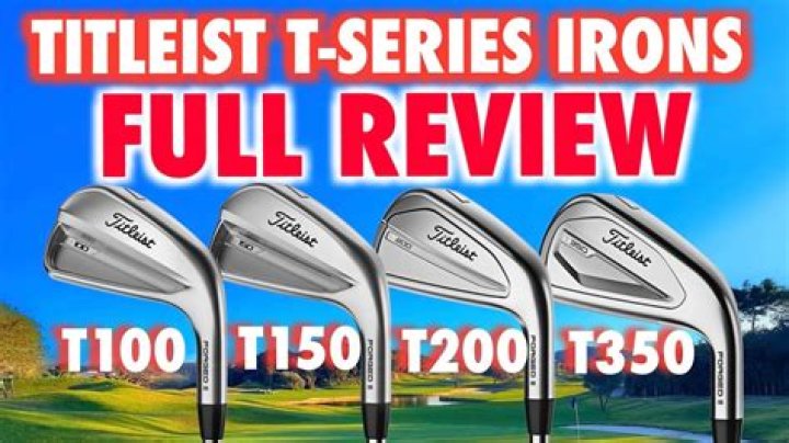 Are T200 irons blades?