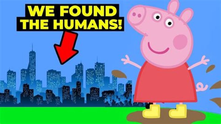 Are there any humans in Peppa Pig?