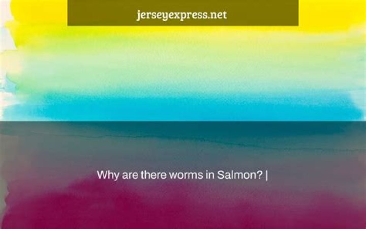 Are there worms in salmon?