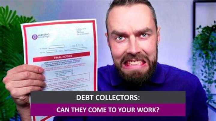Can debt collectors come to your work?