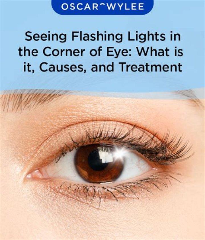 Can dry eye cause you to see flashes?