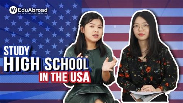 Can I study high school in USA?