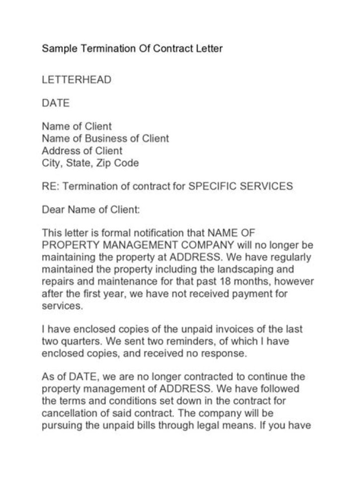 Can I terminate a service contract?