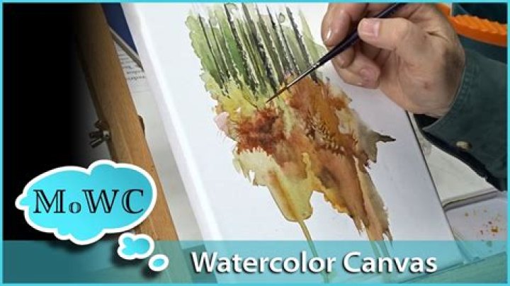 Can I use watercolor on canvas?