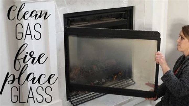 Can I use Windex on fireplace glass?