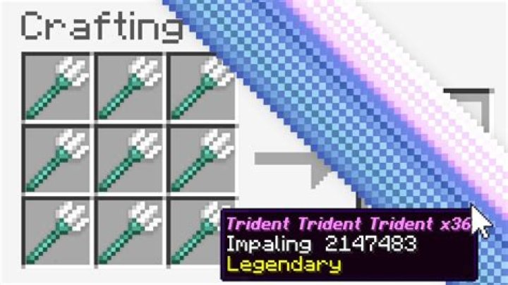 Can u craft a trident?