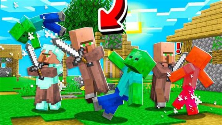 Can villagers fight in Minecraft?