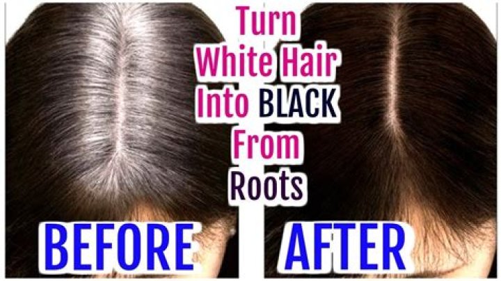 Can white hair turn black again in teenage?