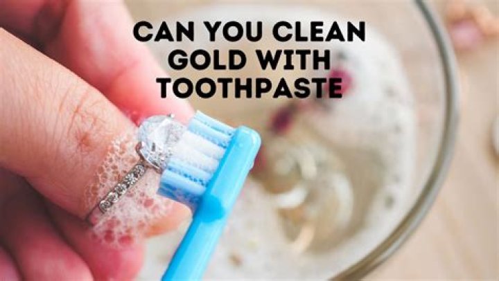 Can you clean 14K gold with toothpaste?
