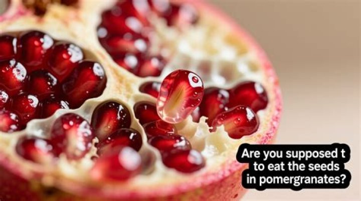 Can you eat pomegranate pits?
