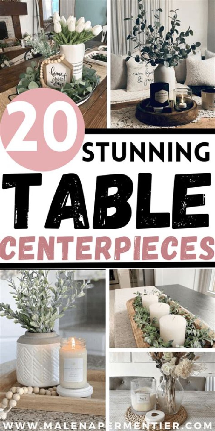 Can you have different centerpieces for each table?