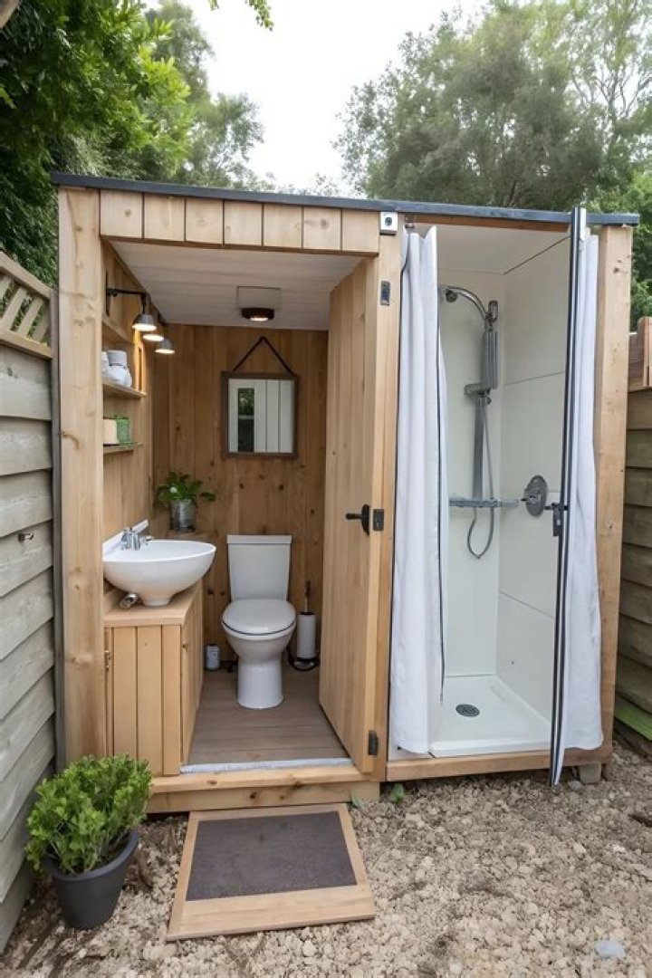 Can you put a toilet and shower in a garage?