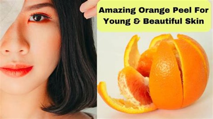 Can you rub orange peel on your face?