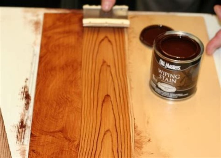 Can you stain over pickled wood?