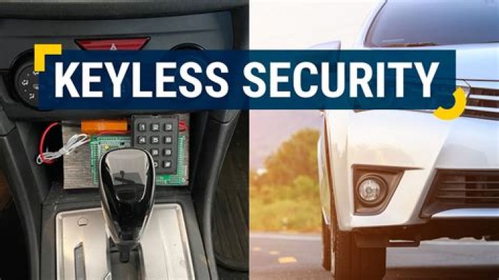 Can you steal a keyless car without the key?