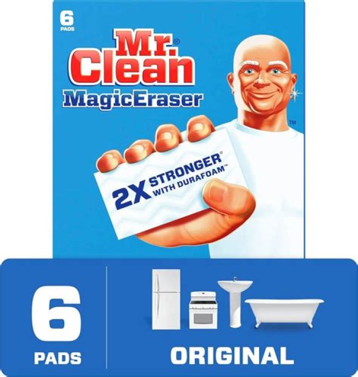 Can you use Mr Clean Magic Eraser on black stove top?