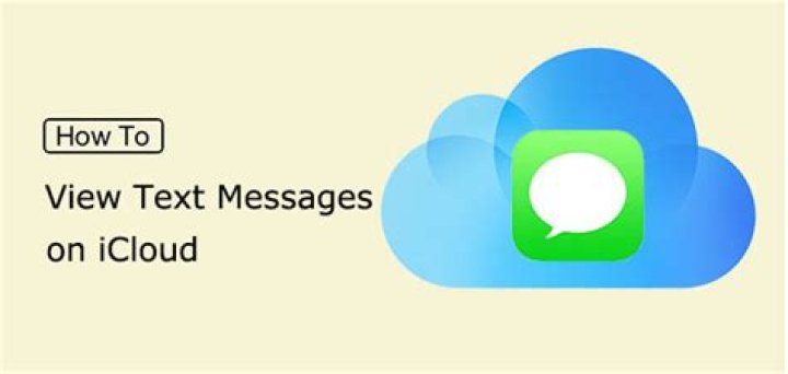 Can you view messages on iCloud?