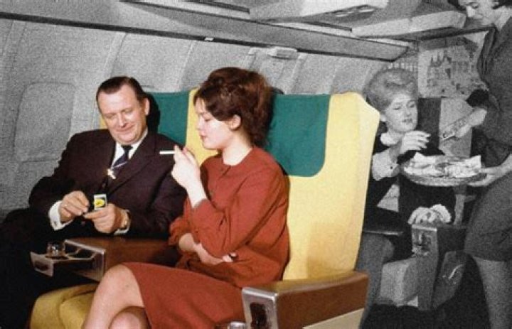 Could you smoke on a plane in the 70s?