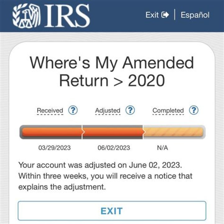 Do amended returns need to be mailed?