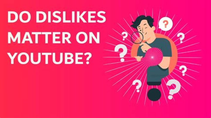 Do dislikes affect YouTubers?