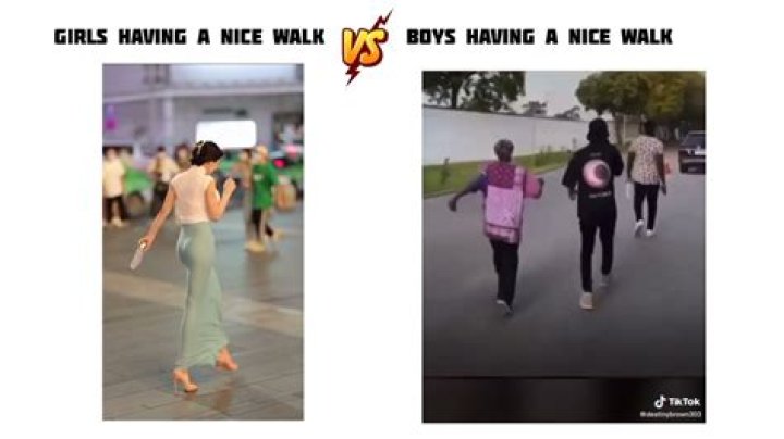 Do girls walk different?