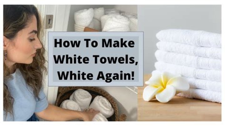 Do white towels stay white?