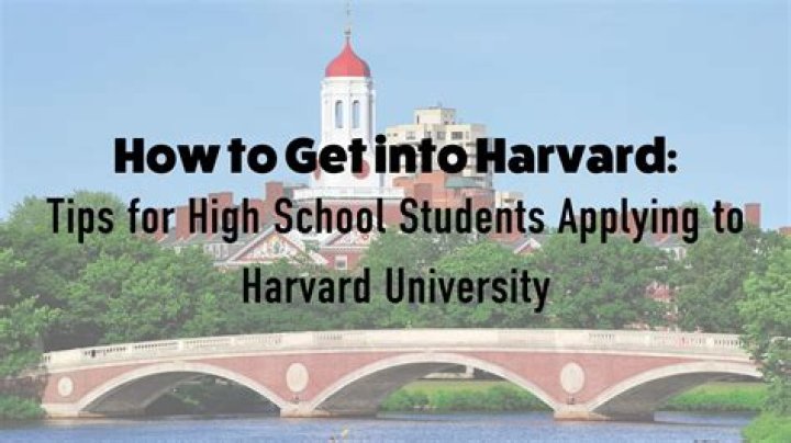 Do you have to be smart to get into Harvard?