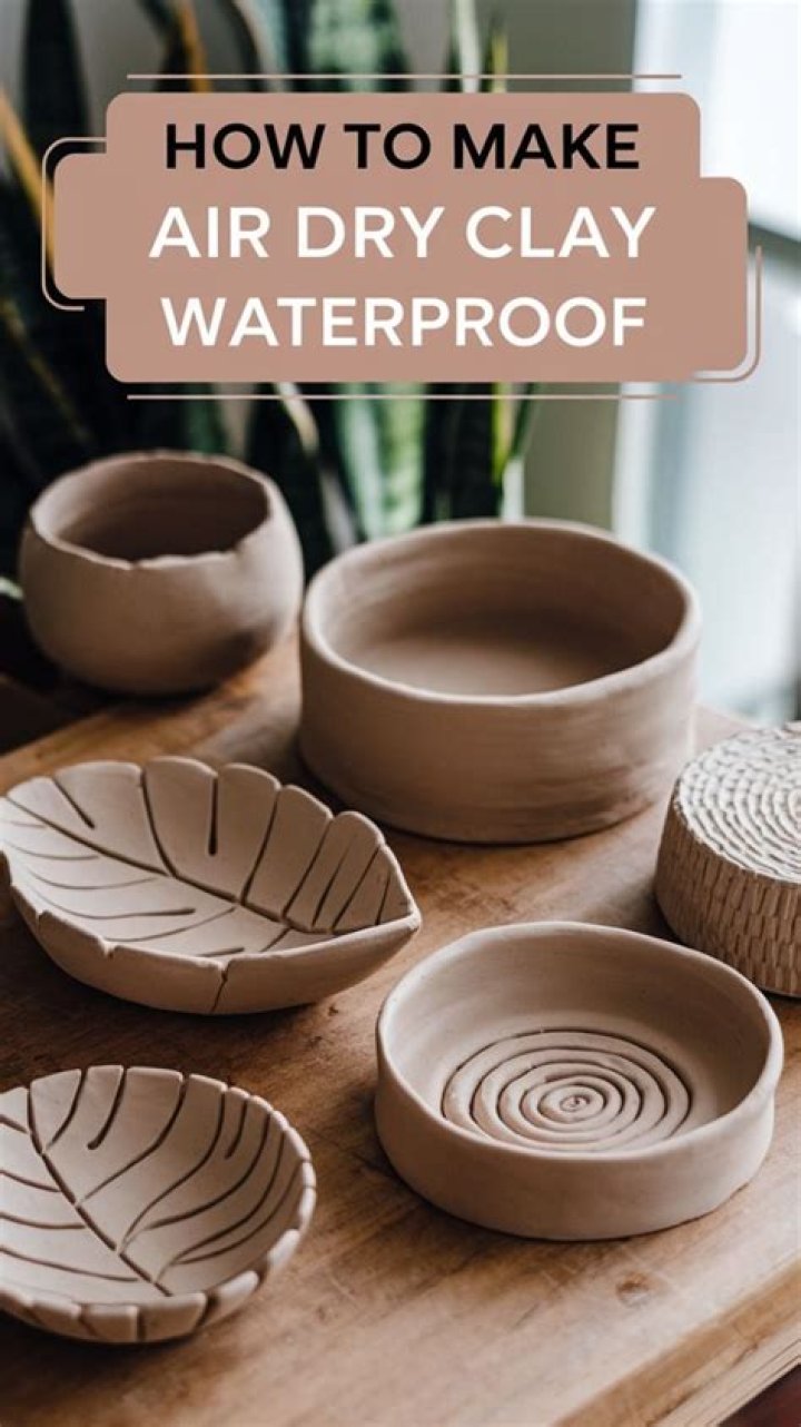 Do you need water for air dry clay?