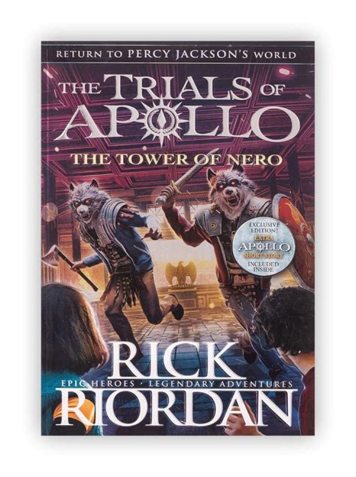 Does Apollo become a god again in The Tower of Nero?