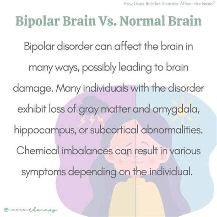 Does bipolar damage your brain?