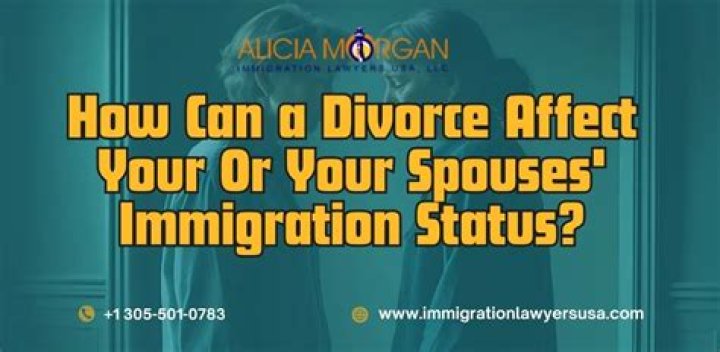 Does divorce affect immigration status?