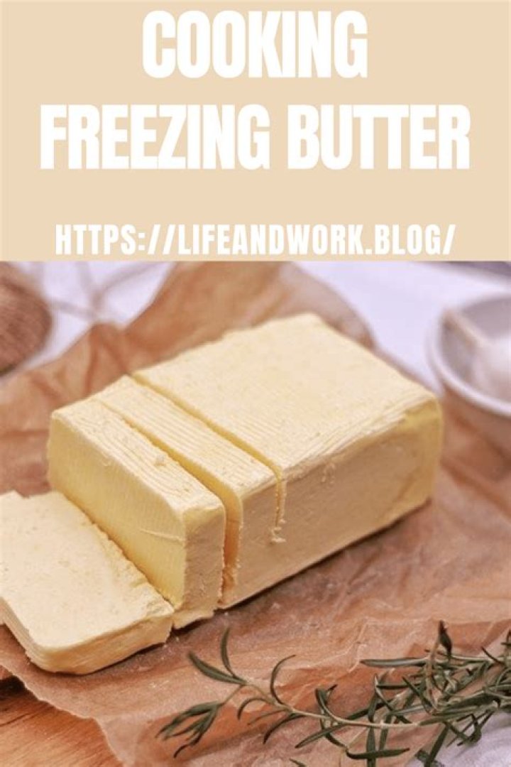 Does freezing butter change the taste?