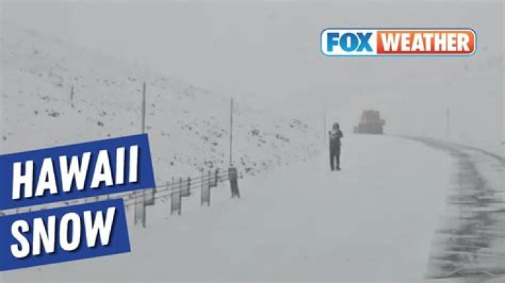 Does Hawaii ever have snow?