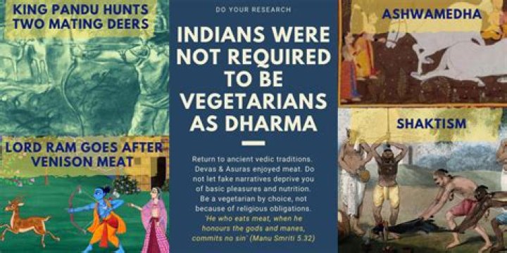 Does Hindu god eat meat?