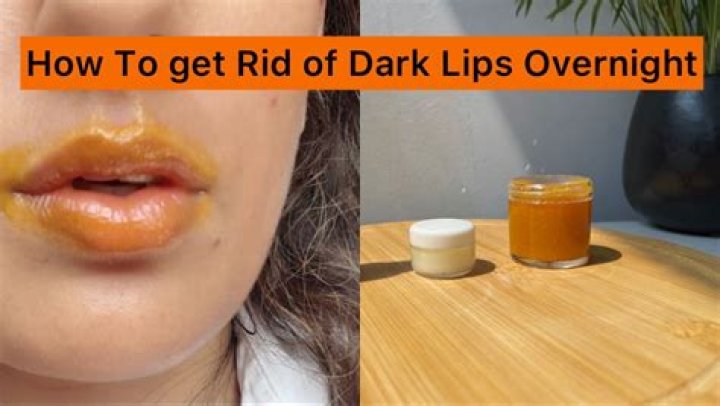 Does honey get rid of dark lips?