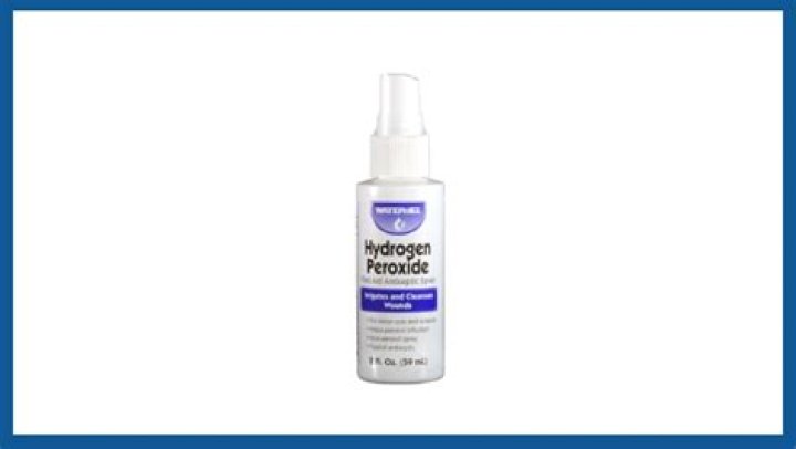 Does hydrogen peroxide remove dried paint?