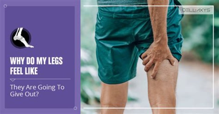Does MS make your legs feel like jelly?