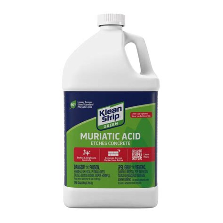Does muriatic acid harm cast iron?