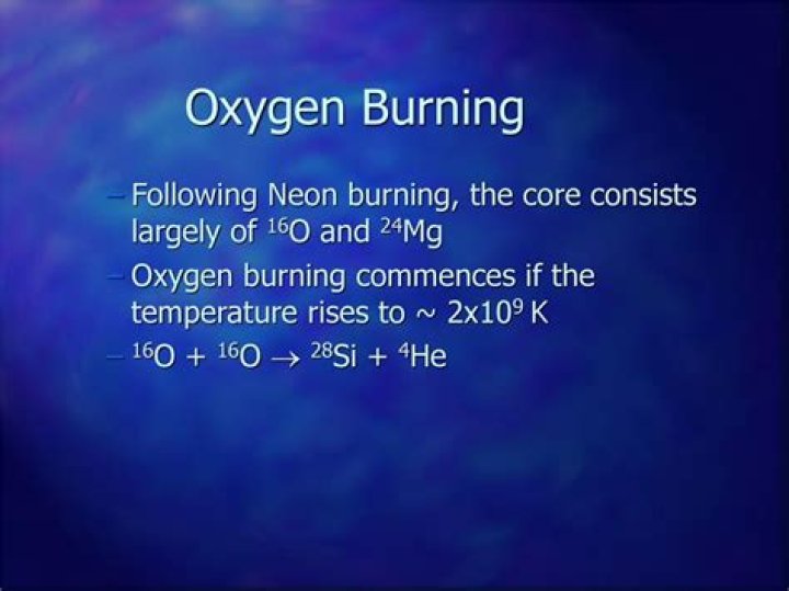 Does oxygen burn itself?