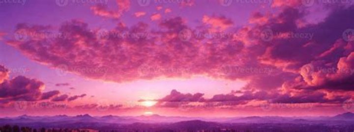Does pink sky mean snow?