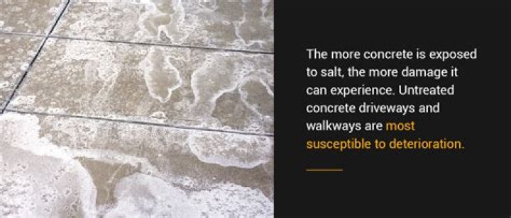 Does salt water degrade concrete?