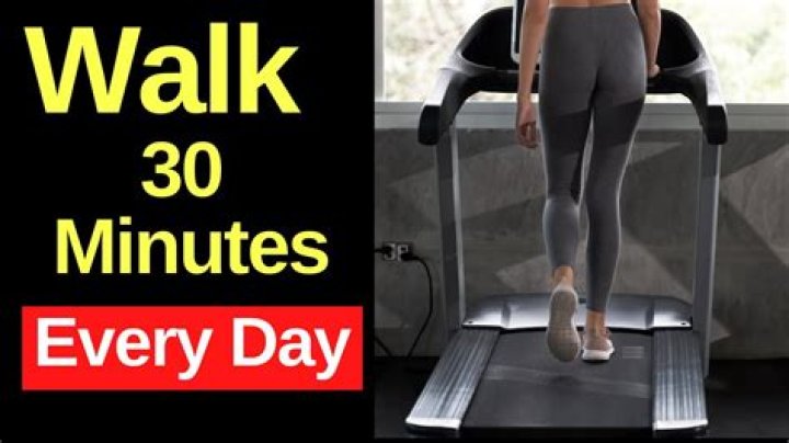 Does walking 30 minutes a day help lose weight?