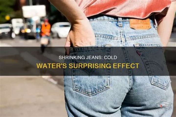 Does warm water shrink jeans?