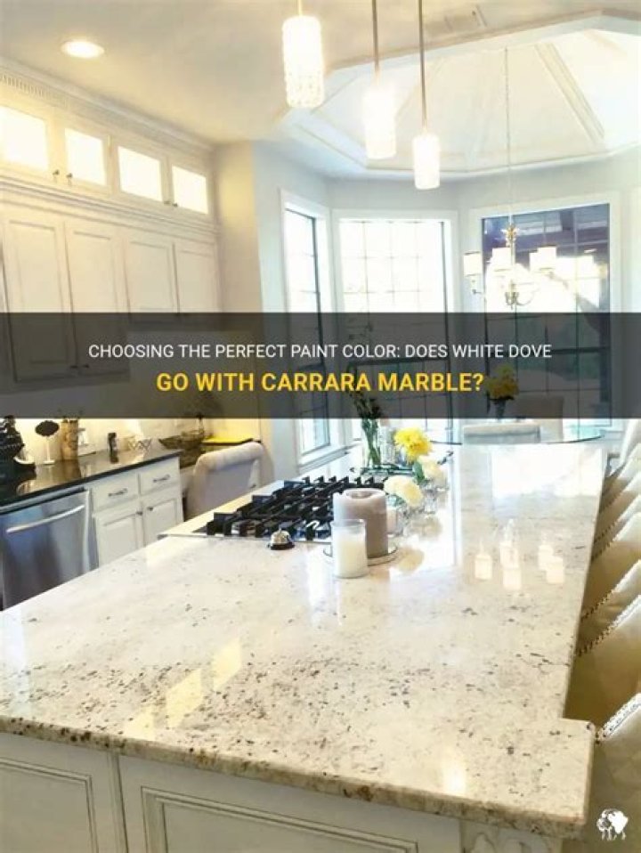 Does white Dove go with Carrara marble?