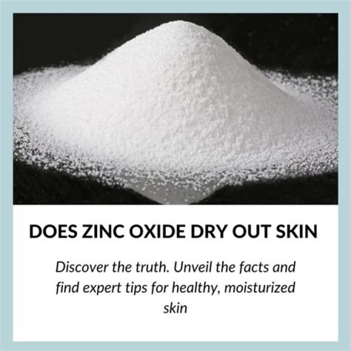 Does zinc oxide dry out skin?