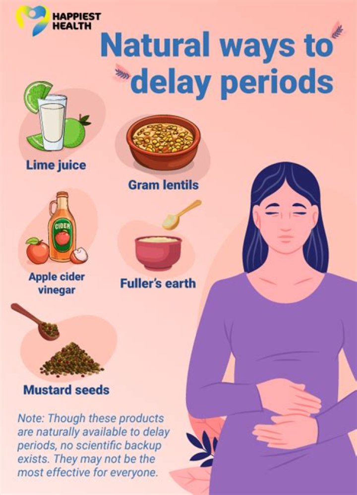 How can I delay my periods naturally?